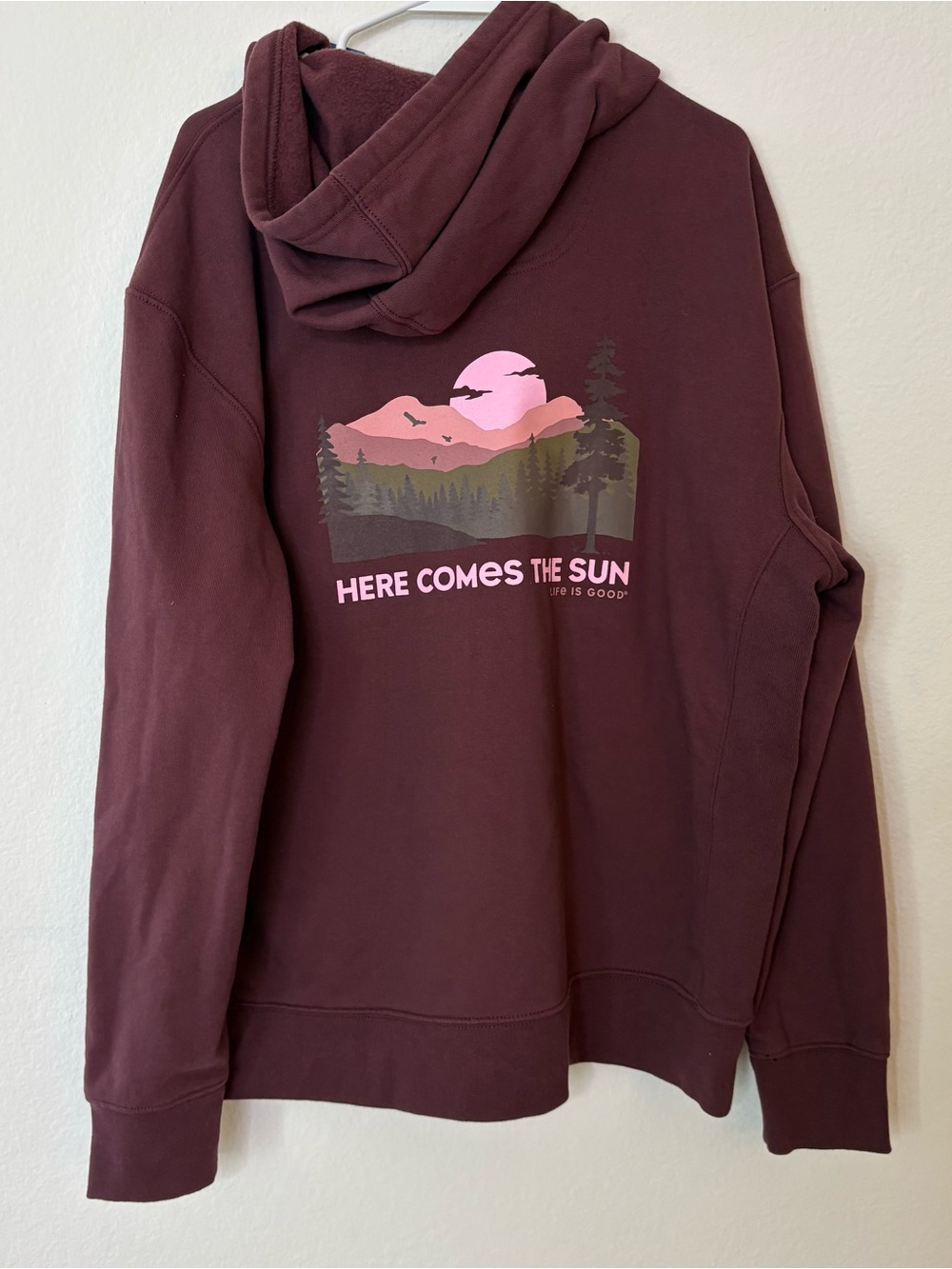 Life is Good Mid-Weight Zip Up Hoodie XXL Here Comes the Sun - Picture 6 of 11